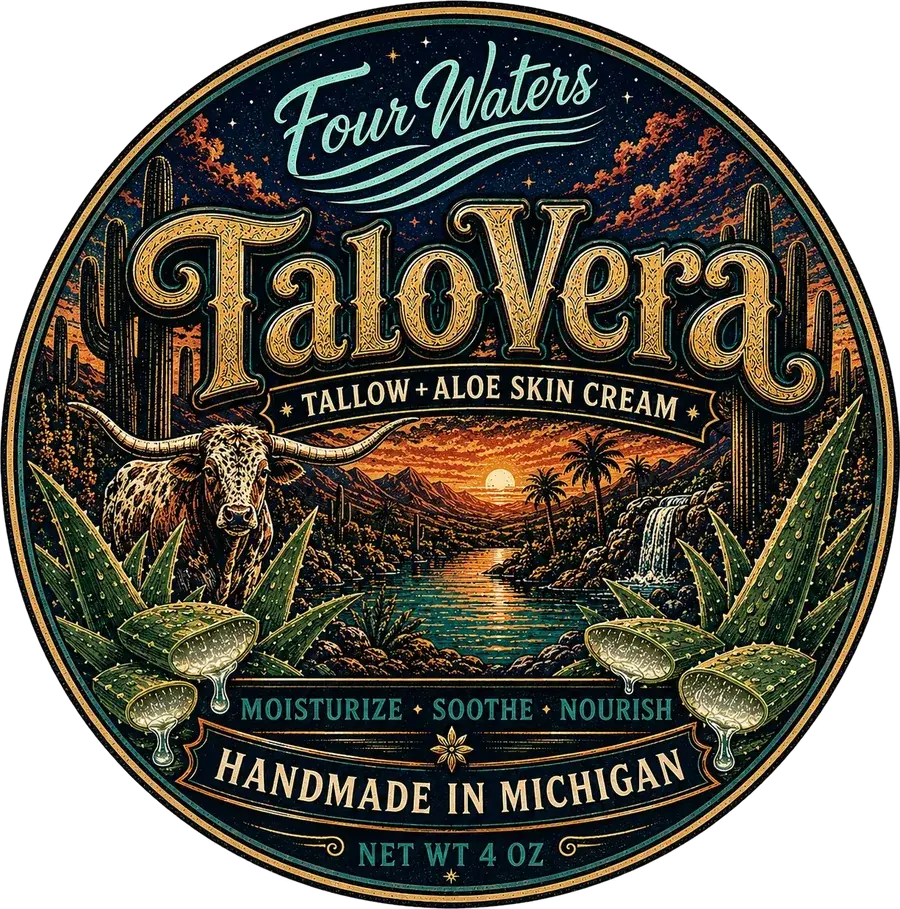 TaloVera Skin Cream label