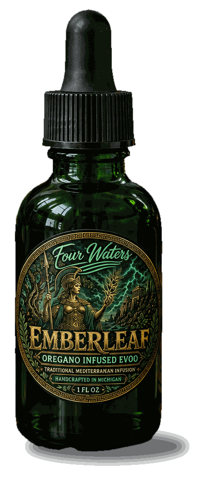 EmberLeaf Oregano Infused Olive Oil